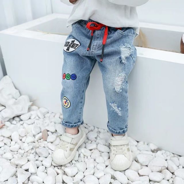 Quần Jeans dây rút