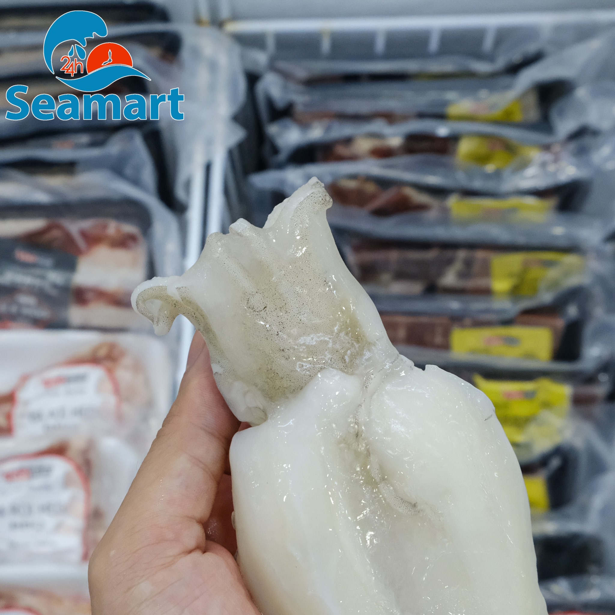 [Chỉ giao HCM] Mực Nang Seamart - 1KG