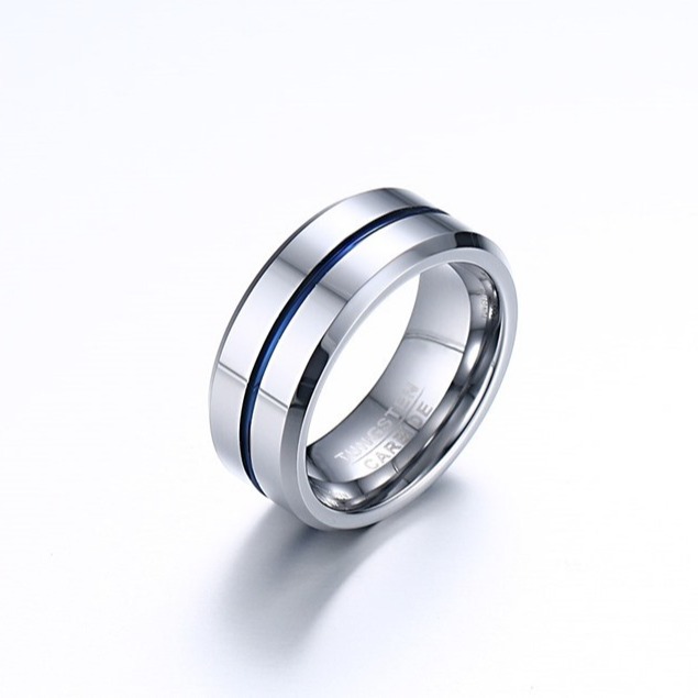 Nhẫn Tungsten Carbide Bạc