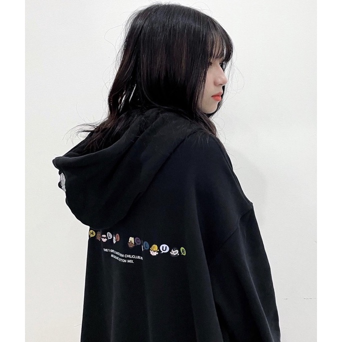 Áo Hoodie People - Đen