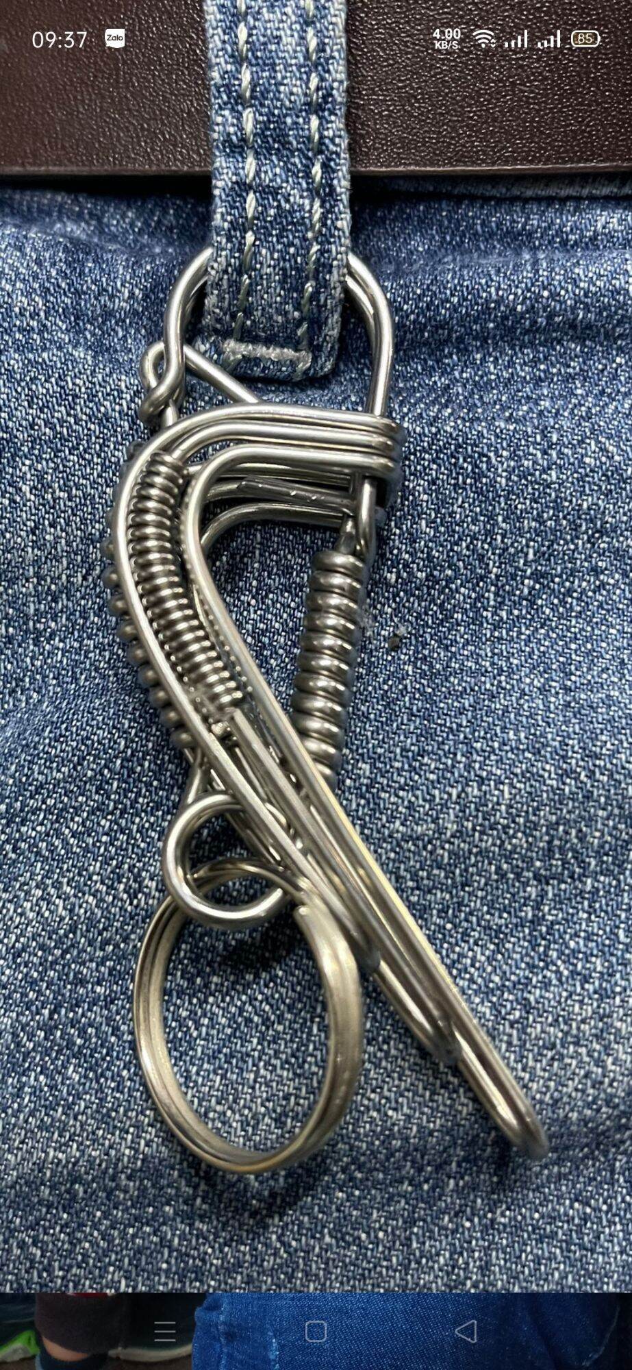 Móc khóa inox hàng thủ công