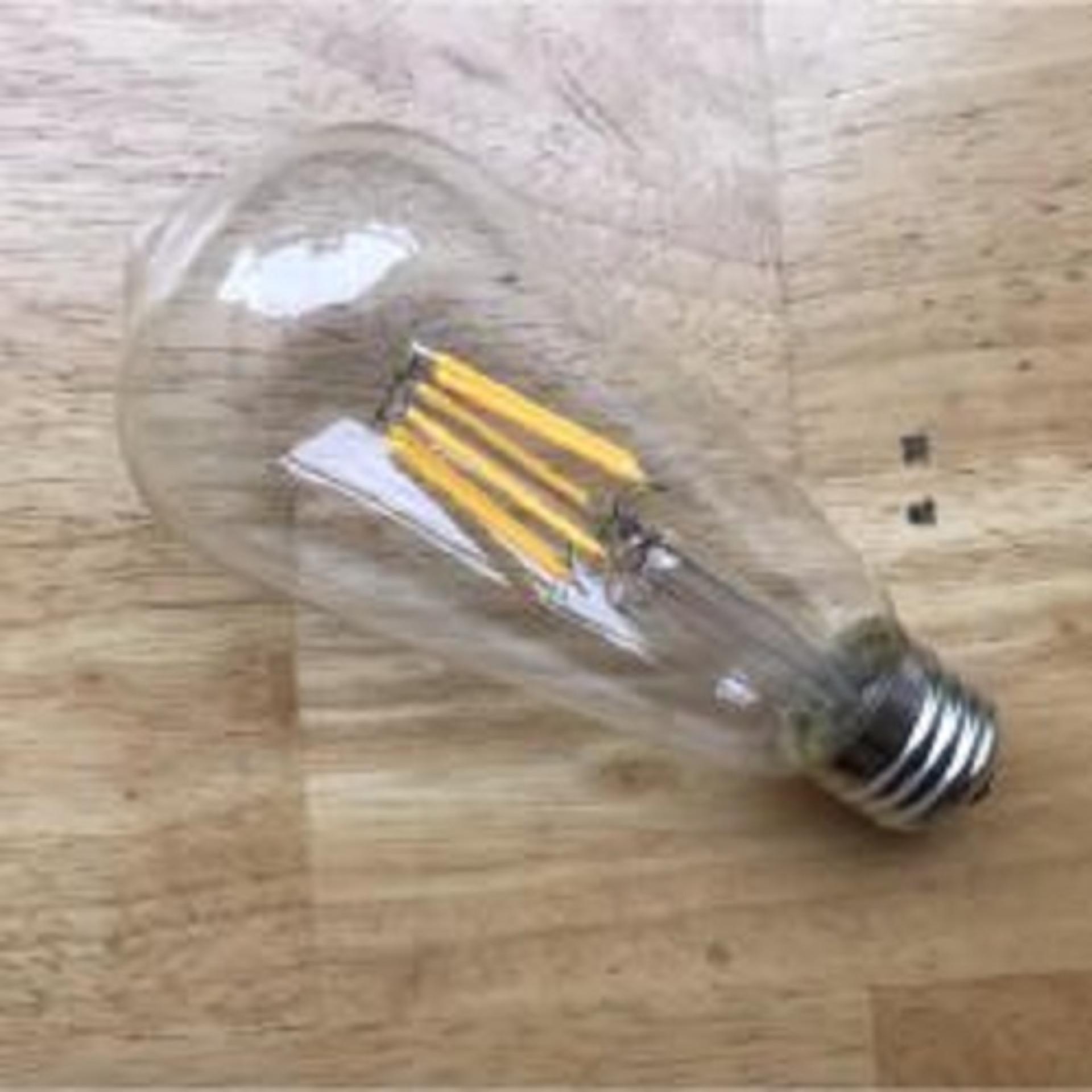 [HCM]Bộ 5 đèn led giả dây tóc Edision ST64 4W ánh sáng vàng