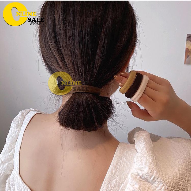 Combo 20 Dây thun cột tóc phong cách Hàn Quốc DBT20