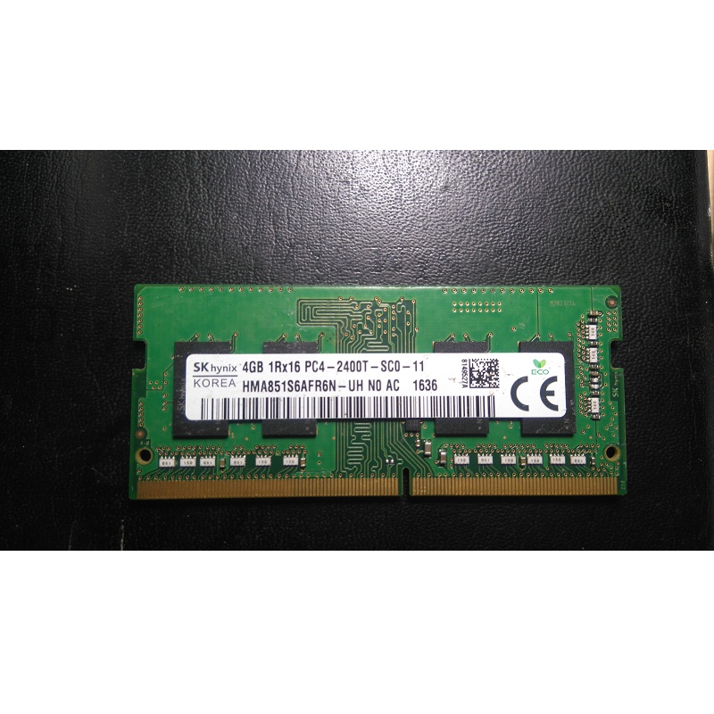 LAPTOP MEMORY RAM DDR4 4GB BUS 2400 3 year warranty