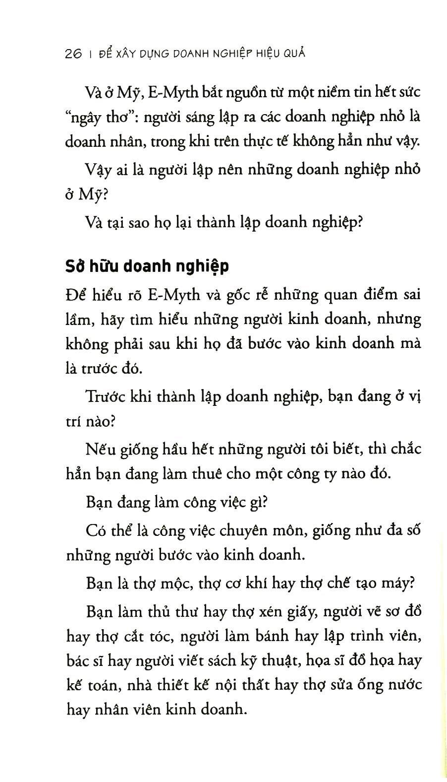 Sách - Để xây dựng doanh nghiệp hiệu quả [ALPHABOOKS]