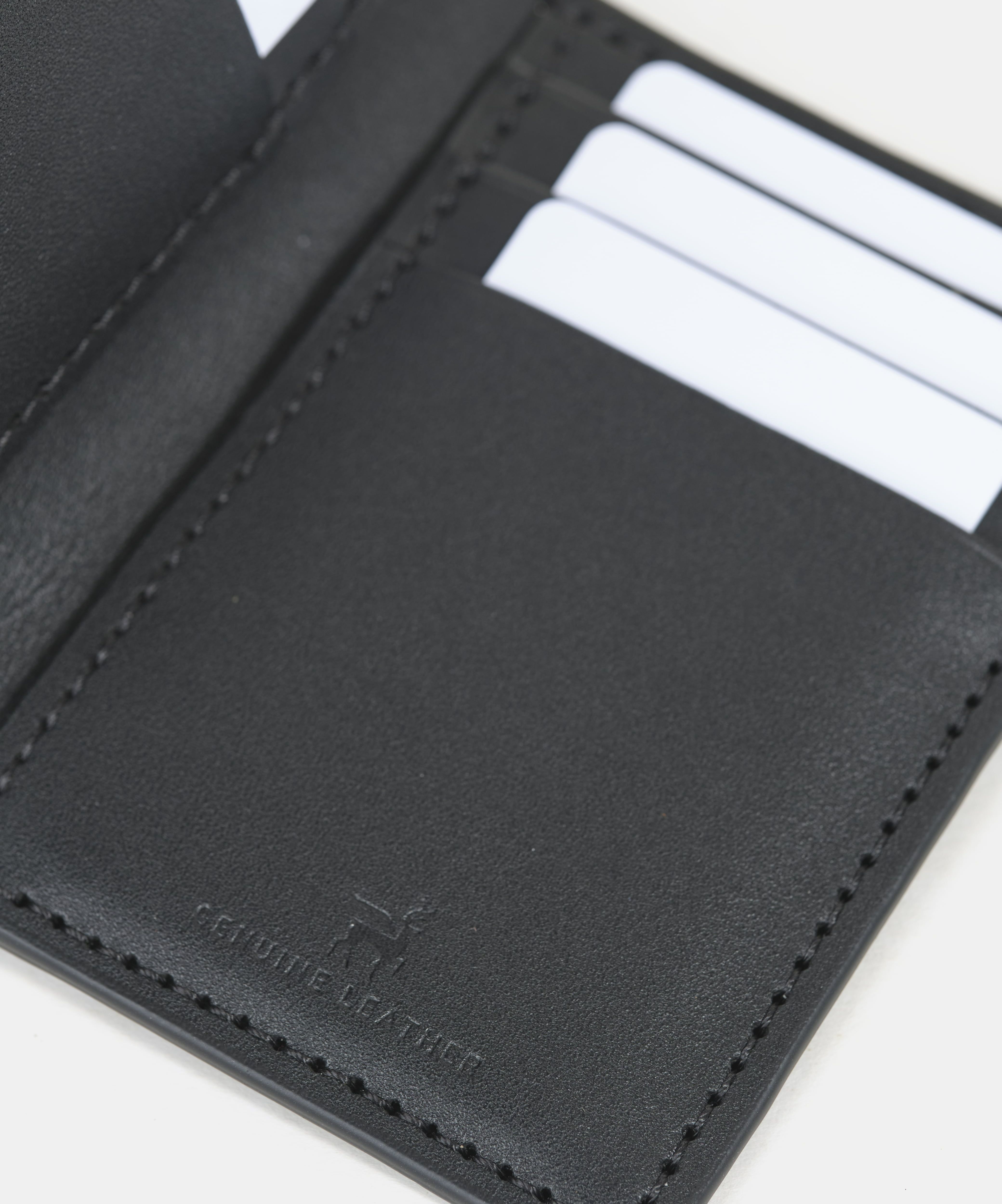 Ví Da Nam Gập Đôi (2 Dáng) Leonardo Victor Wallet, Da bò cao cấp