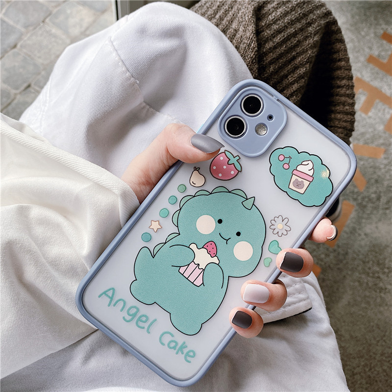 [HCM]Ốp iPhone Khủng Long Mê Kem iPhone 7/8/7Plus/8Plus/X/Xs Max/11/11 Pro/11 Pro Max - ốp iphone