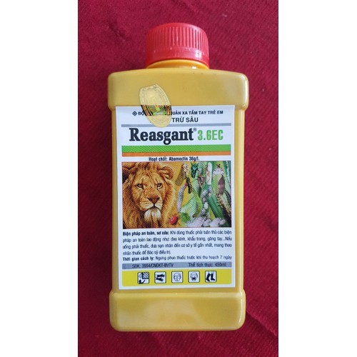 Chế phẩm sinh học REASGANT 3.6 trừ sâu và ốc