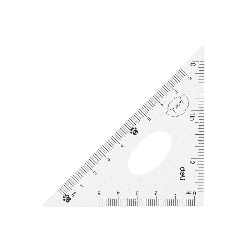 Bộ thước kẻ, eke, đo độ 15cm 4 chiếc miyou H657 - Deli