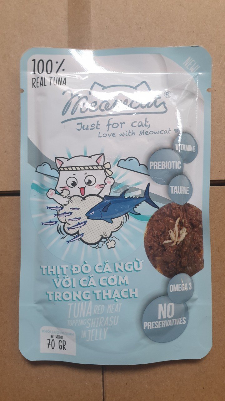 Pate Meowcat gói 70g cho mèo