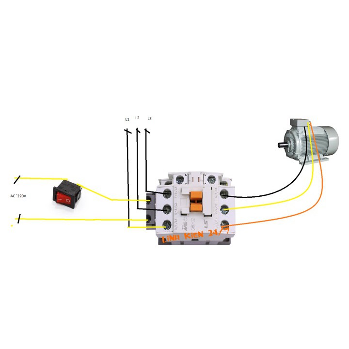 KHỞI ĐỘNG TỪ LS CONTACTOR MEC GMC-22