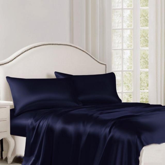 GA - DRAP GIƯỜNG LẺ PHI LỤA XANH ĐEN LAN BEDDING
