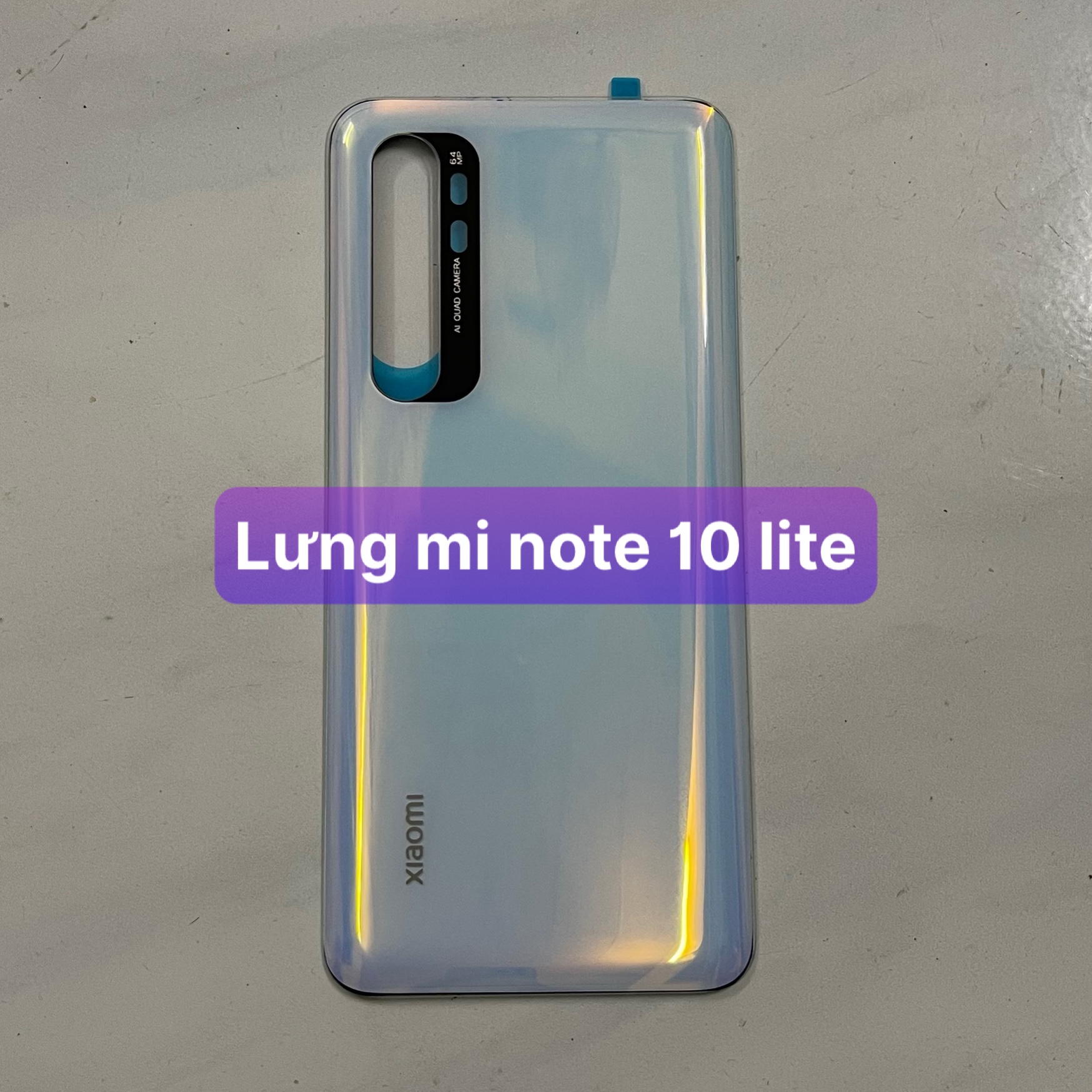 kính lưng xiaomi mi note 10 lite (zin)