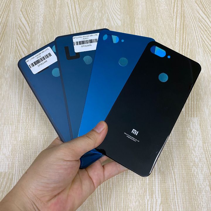 Nắp lưng kính Xiaomi Mi8 Lite