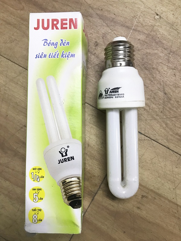 Bóng Đèn Compact 2U 11W Ánh Sáng Xanh