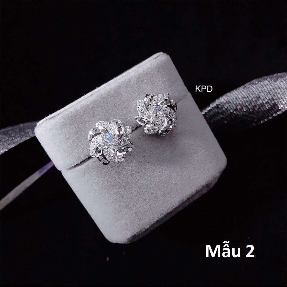 Bông tai bạc cao cấp chất liệu bạc Ý MS98