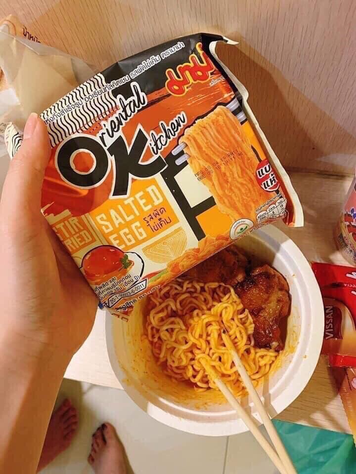 Lốc 4 bịch Mì trứng muối OK MAMA