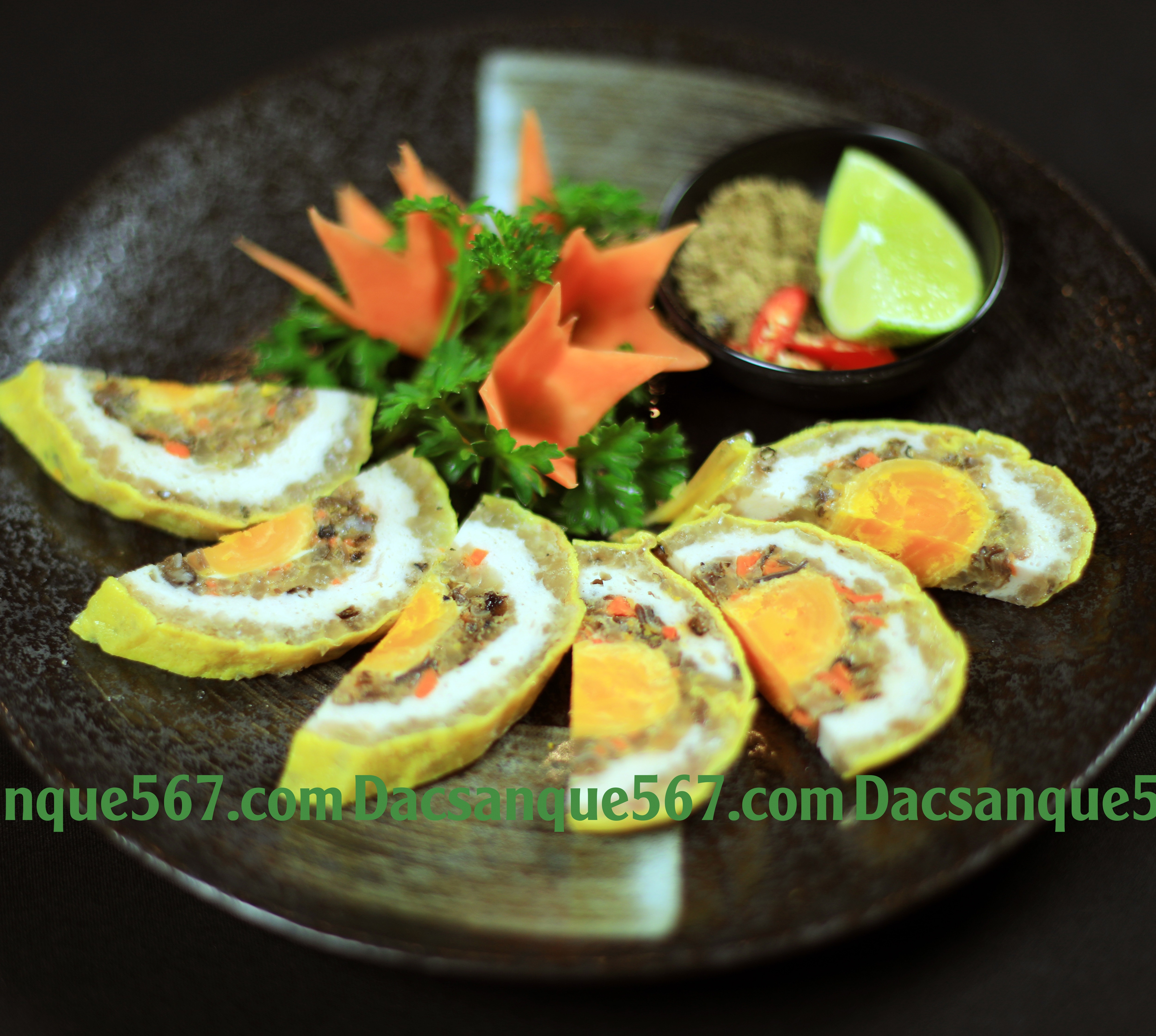 CHẢ HOA TRỨNG MUỐI 500GR