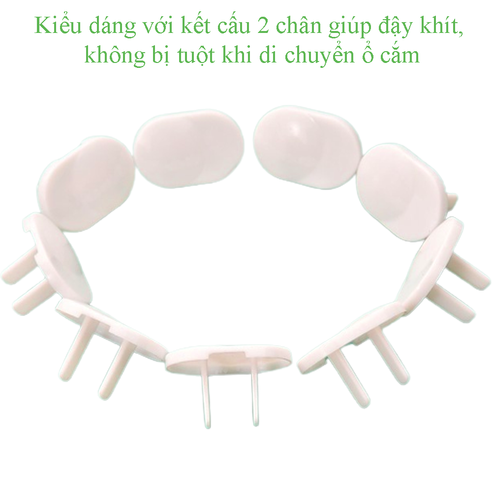 Combo 10 nút bịt ổ điện chống giật, an toàn cho bé