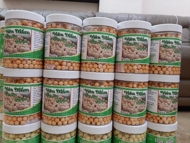 [HCM]500gr viên mầm hồng sâm collagen