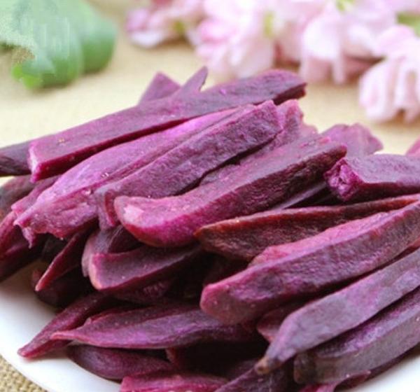 KHOAI LANG TÍM SẤY GIÒN ĐẶC BIỆT(DẠNG THANH) 500G