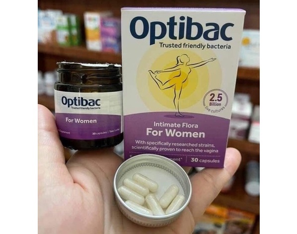 Men vi sinh Optibac tím cho phụ nữ