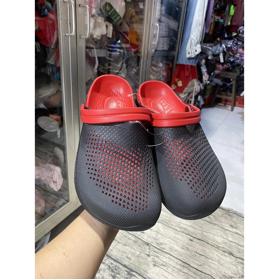 Dép sục nhựa đi mưa lỗ nhỏ thoáng khí nam size 40-44 đủ màu
