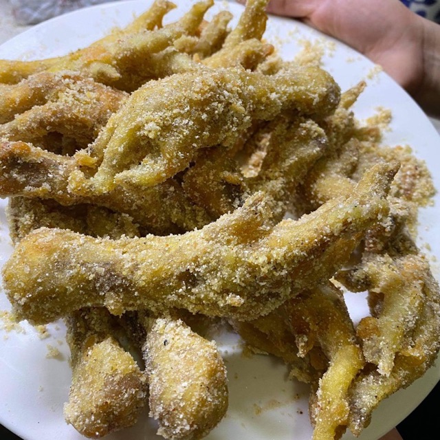Bột rang muối nhà làm (sụn ,bề bề,gà rang muối)