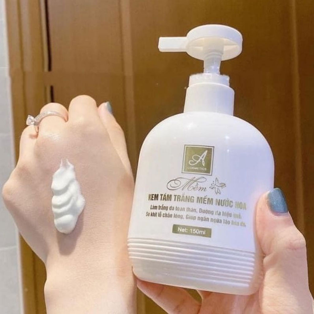 Kem tắm trắng mềm phân tử nước hoa A Cosmetics 150ml