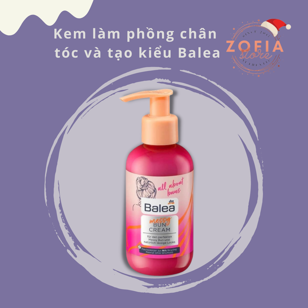 Kem làm phồng chân tóc và tạo kiểu tóc Balea Đức