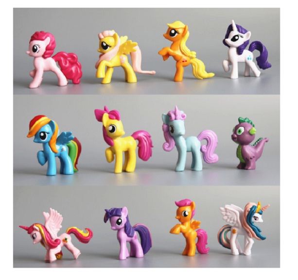 13 Ngựa Thiên Thần Pony (12 Ngựa 4cm-5cm+1 Ngựa 14cm)