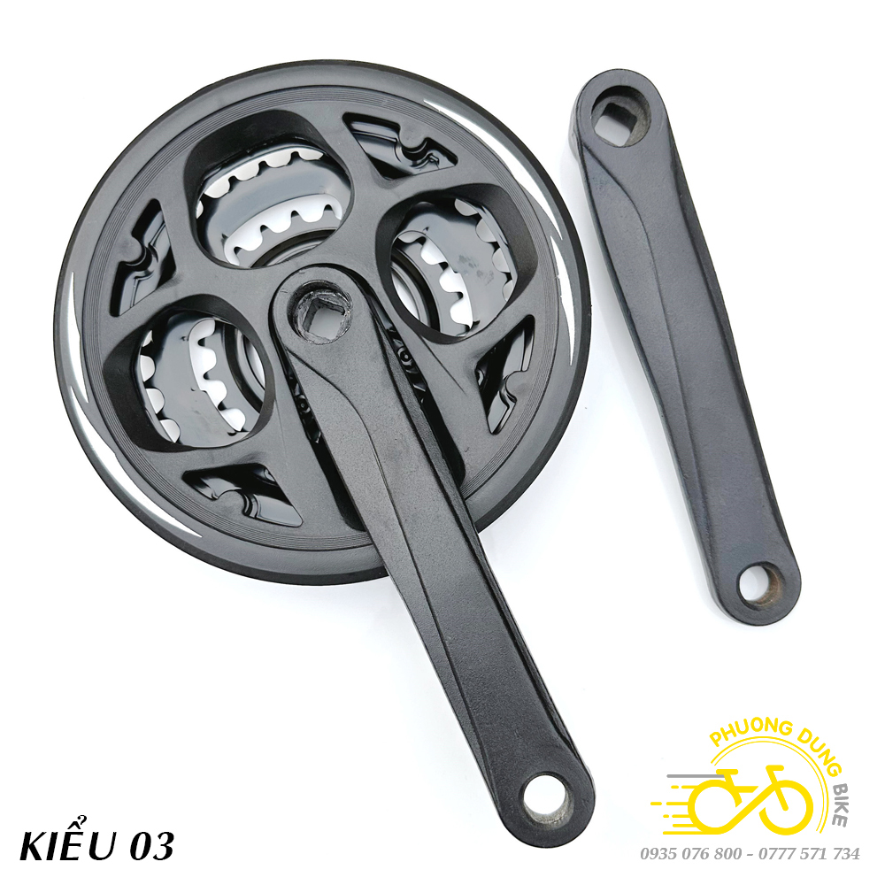 Đùi đĩa (Giò dĩa) xe đạp 3 Tầng 24-34-42T