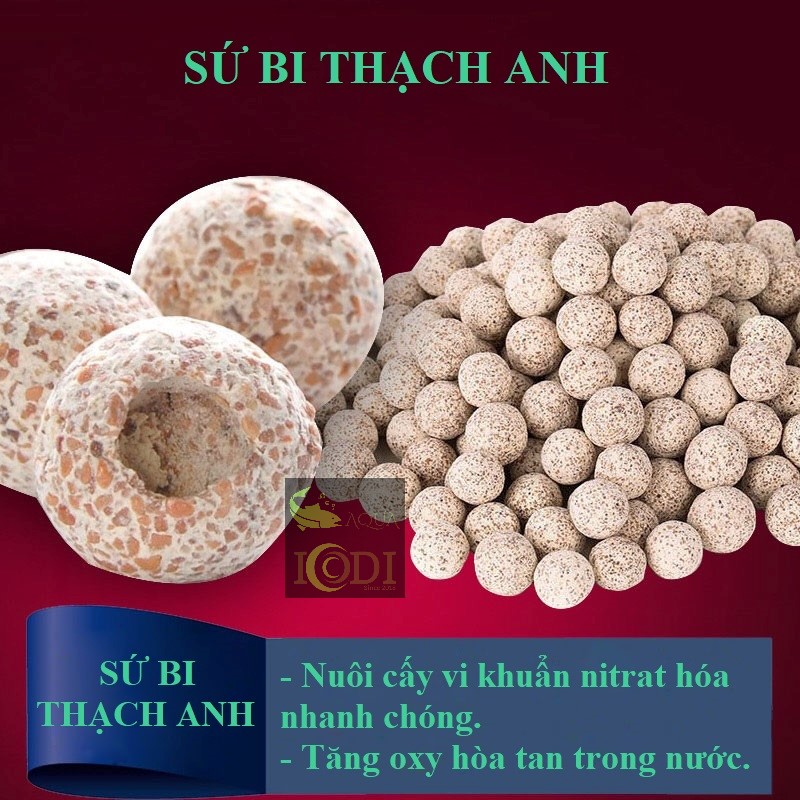 Sứ bi thạch anh - sứ bi đài loan 100gam