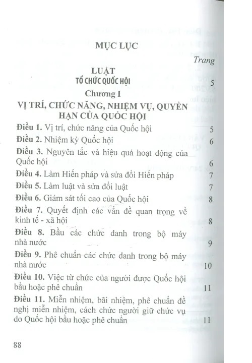 Luật Tổ Chức Quốc Hội