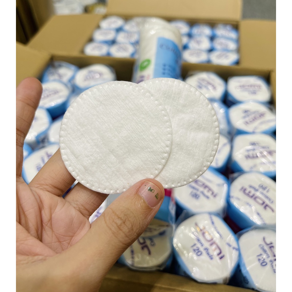 [80M-120M] Bông tẩy trang Jomi 100% Cotton Pads