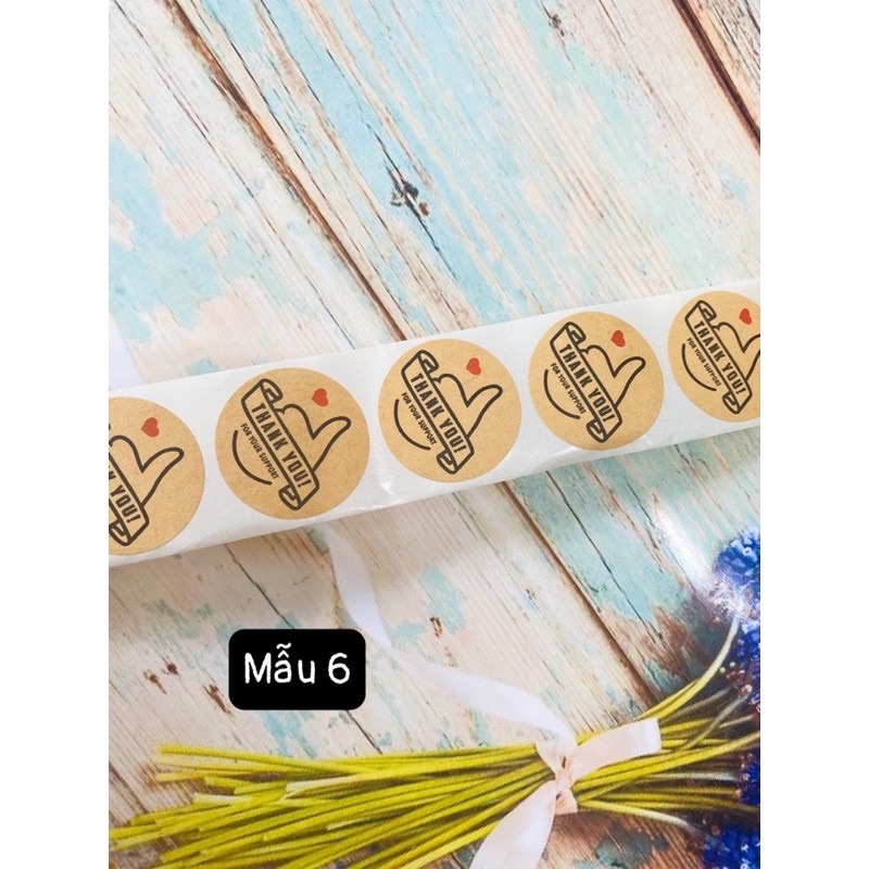 [HCM]Sticker in chữ thank you ( 20 tem )