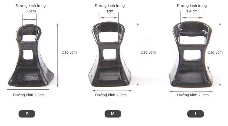 Sét 2 nút bọc gót giày cao gót - Hình trụ dành cho chị em