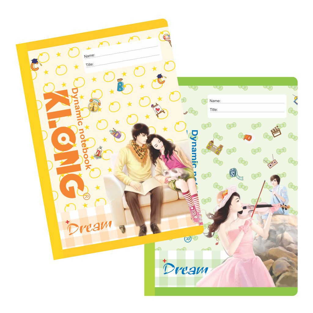 Vở kẻ ngang klong dream - 120 trang; ms 859 - khách sỉ ib
