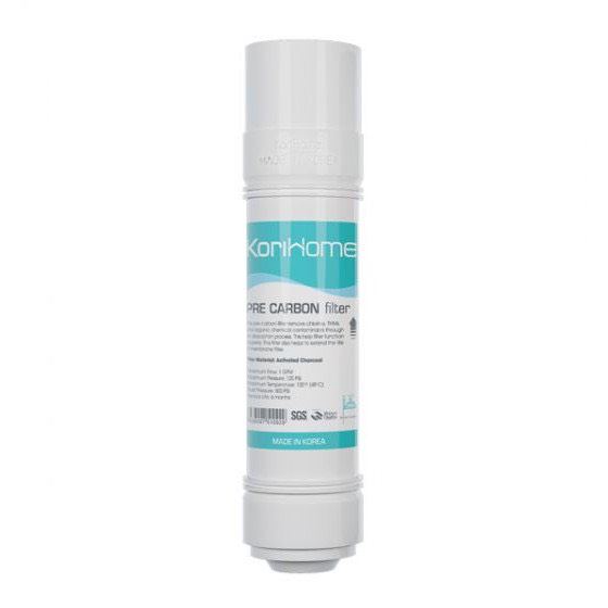 Lõi Lọc Nước Số 2 Korihome - Pre Carbon Cao Cấp – Nhập Khẩu Hàn Quốc, Khử Mùi & Loại Bỏ Hóa Chất Độc Hại