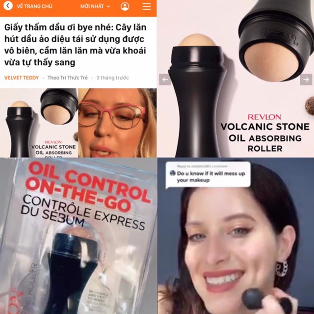 Thanh lăn hút dầu Revlon Oil Control On-The-Go