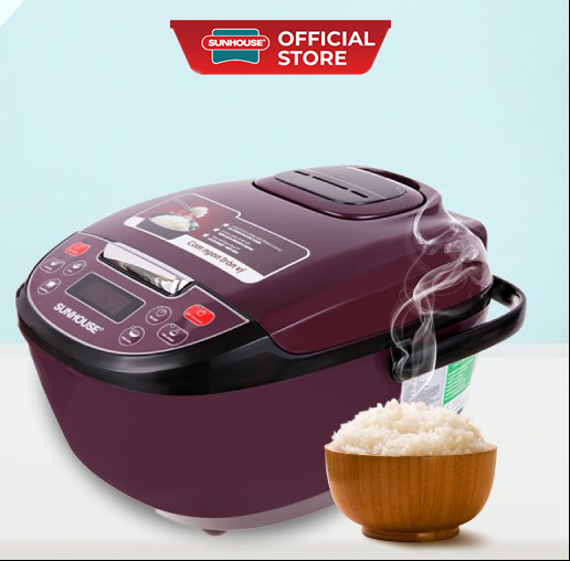Shd8909 Sunhouse electronic rice cooker 1.8 display panel-12 months warranty