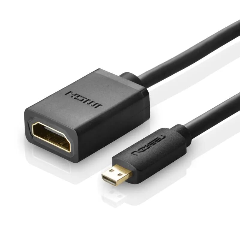 Ugreen 20134 màu đen đầu chuyển đổi micro hdmi sang hdmi âm 20134