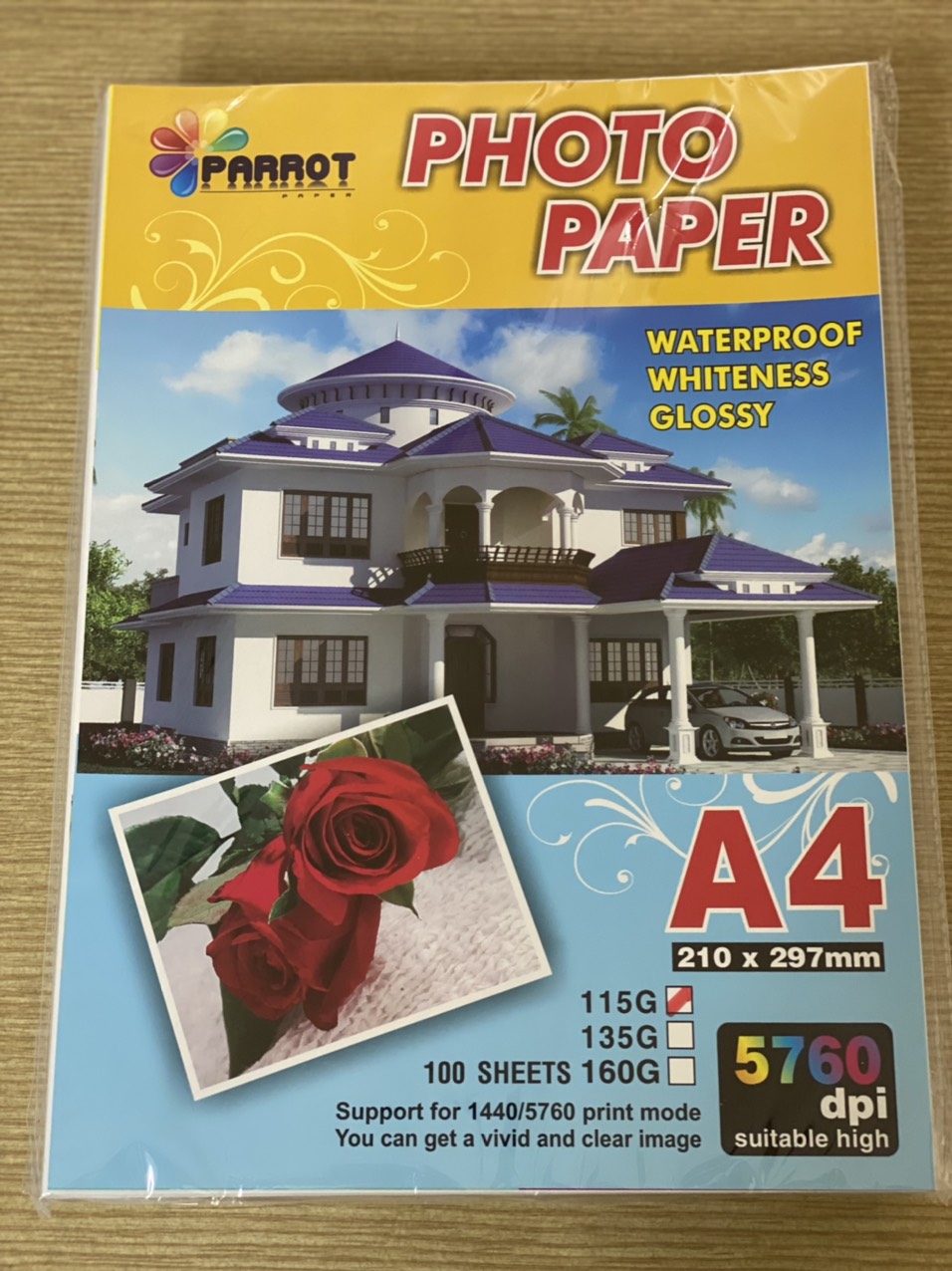 Giấy in ảnh A4 cao cấp GLOSSY - 100 tờ
