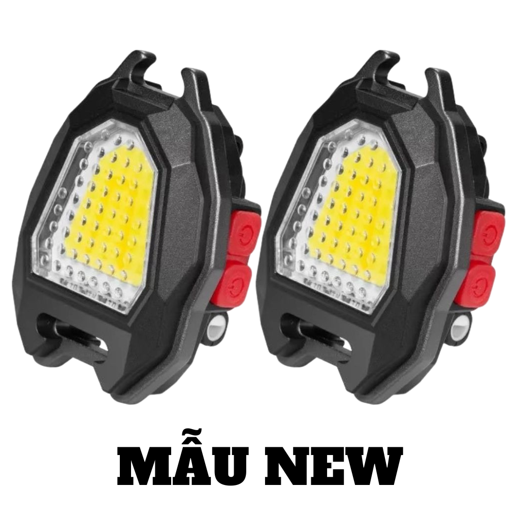 Combo 2 đèn pin móc khoá đa năng 5in1, đèn pin mini siêu sáng, đèn làm việc cob sạc nhanh 6 chế độ sáng đa chức năng, móc khóa đèn pin siêu tiện