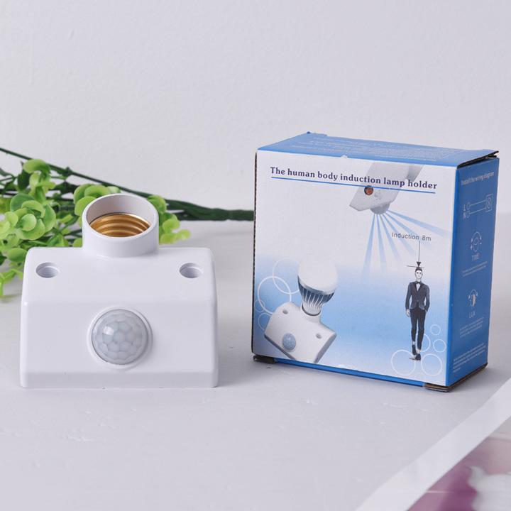 Đuôi đèn cảm biến hồng ngoại, đuôi đèn cảm biến chuyển động, đuôi đèn điều khiển từ xa, đui đèn E27, đui đèn cảm ưng đèn led