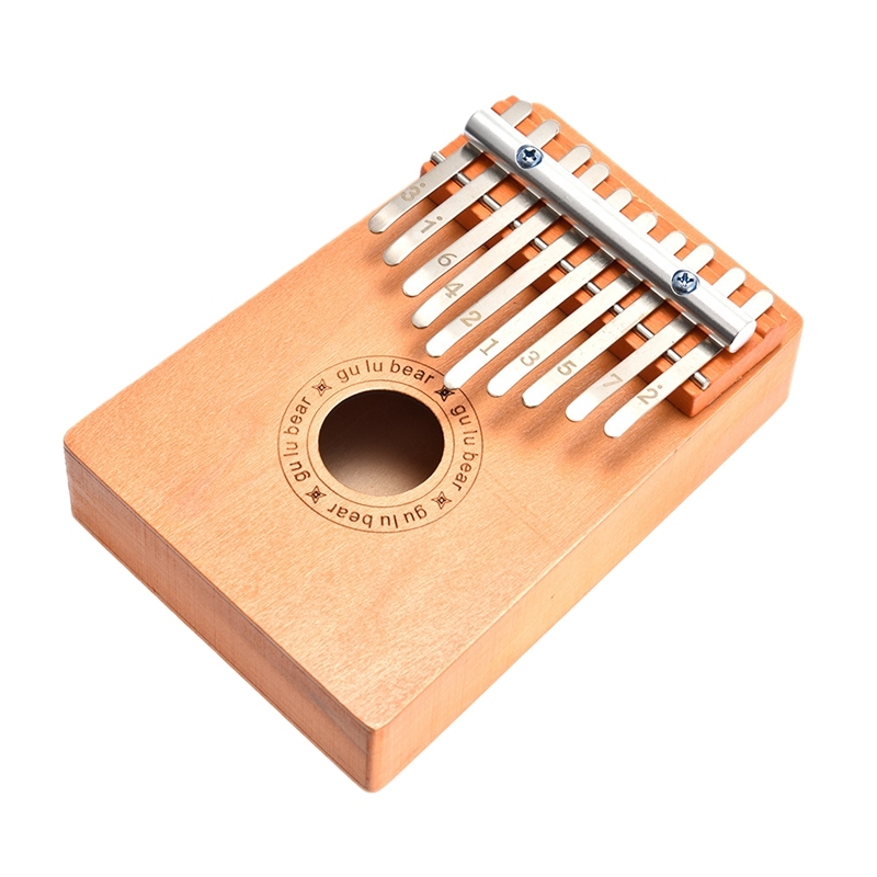 10 Key Kalimba Thumb Piano Solid Finger Piano for Childrens Musical Instrument Toys for Beginners Malaysia