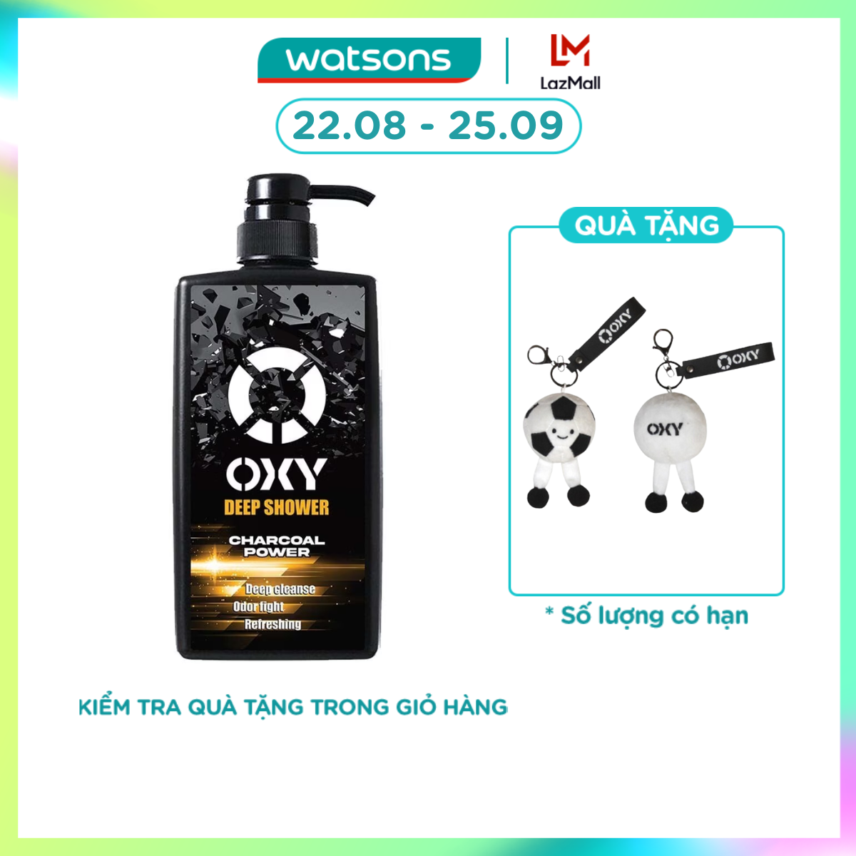 Sữa tắm oxy tác động sâu deep shower 500ml