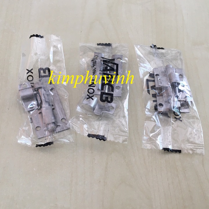 1 BỘ - 5CM CHỐT CỬA ĐỨNG 5P INOX 100%