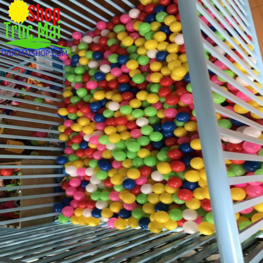 Bóng nhựa cho bé 120k/100 trái phi 8cm