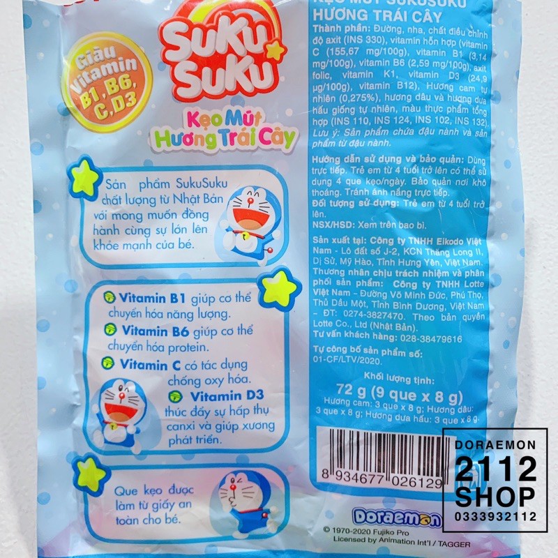 Kẹo mút Doraemon Cam 🍊